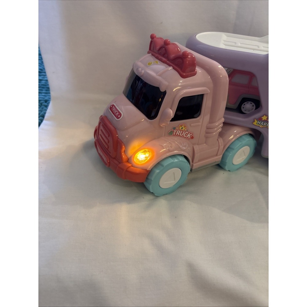 Lascoton Carrier Truck Friction Powered Double Layer Transport Nontoxic Bpa Free - Picture 2 of 7